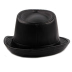 Hancock Leather Trilby Hat