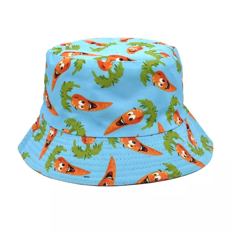 Happy Carrots Reversible Bucket Hat