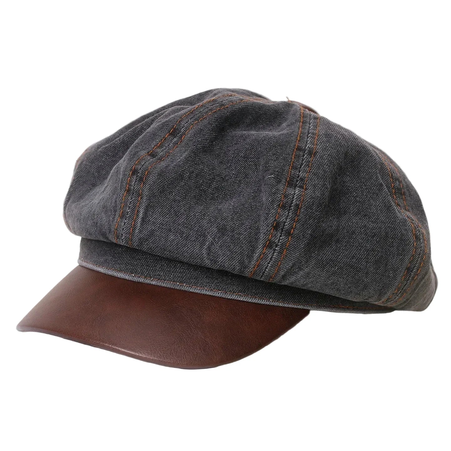 Harlington Vintage Denim Newsboy Cap