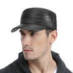 Harold Genuine Leather Army Cap