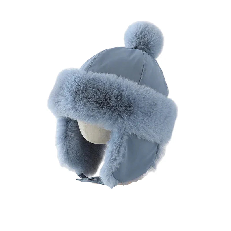Harrison Kids Winter Plush Bomber Hat