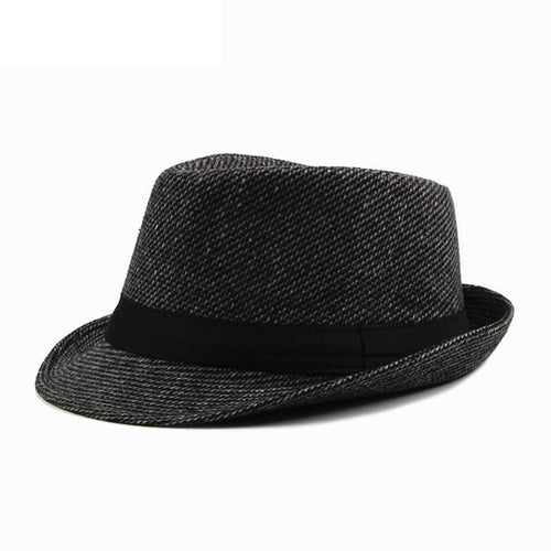 Gray British Trilby Hat