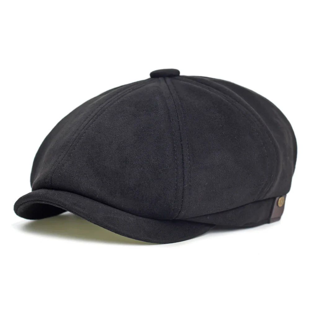 Hayton Suede Newsboy Cap