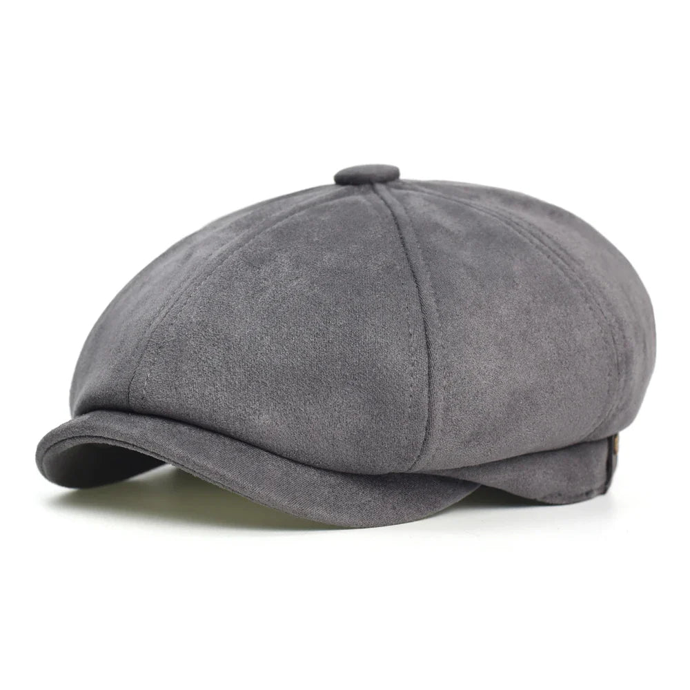 Hayton Suede Newsboy Cap