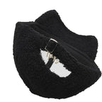 Heart Winter Cotton Fur Baseball Cap