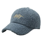 Heart Winter Cotton Fur Baseball Cap