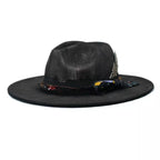 Hereford Retro Handmade Burned Fedora Hat