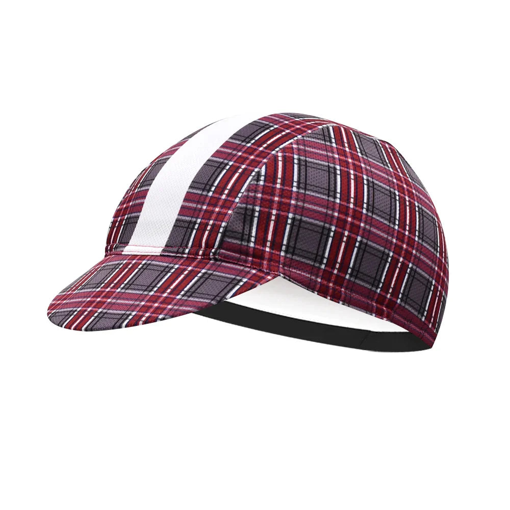 Hinault Tartan Cycling Cap