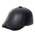 Holmes Genuine Leather Earflaps Duckbill Flat Cap