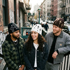 Holy Crosses Winter Knitted Beanie