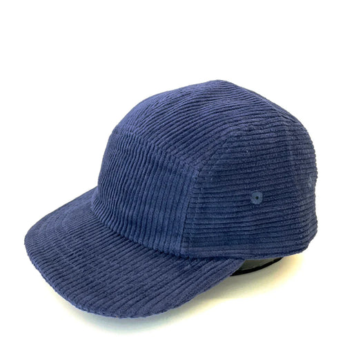 Blue Corduroy 5 Panels Cap