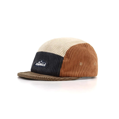 Coffee brown Corduroy 5-Panels Cap