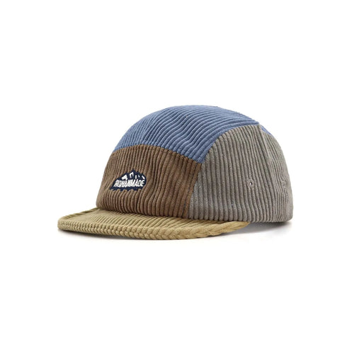Khaki Corduroy 5-Panels Cap
