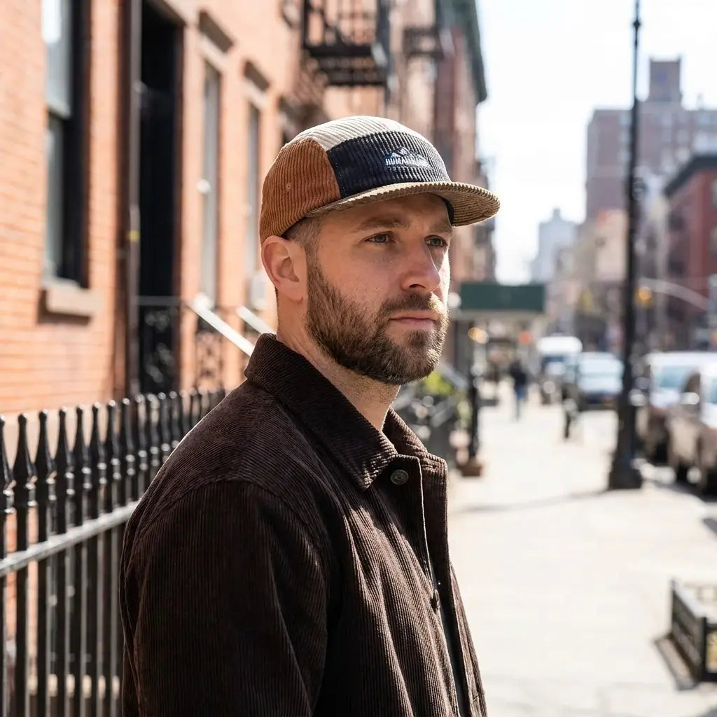 Honanmade Corduroy 5-Panels Cap