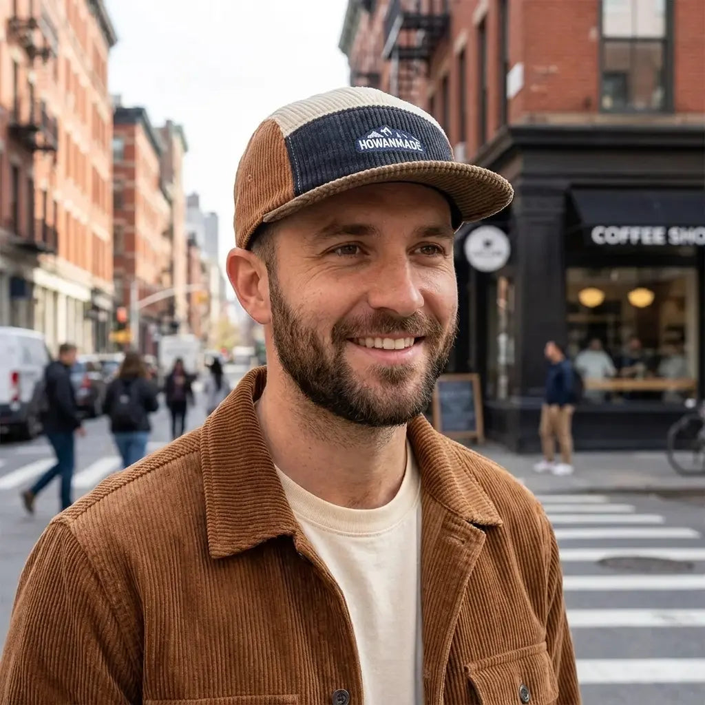 Honanmade Corduroy 5-Panels Cap