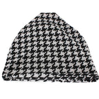 Houndstooth Cotton Snood Beanie
