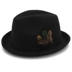 Huber Feather Wool Homburg Hat