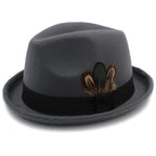 Huber Feather Wool Homburg Hat