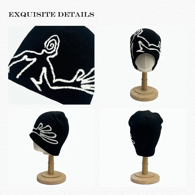 Humanoid Alien Winter Beanie