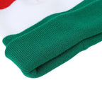 Hungary Flag Colors Striped Beanie