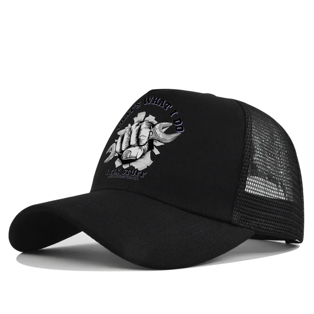 I FIX STUFF Cotton Trucker Cap