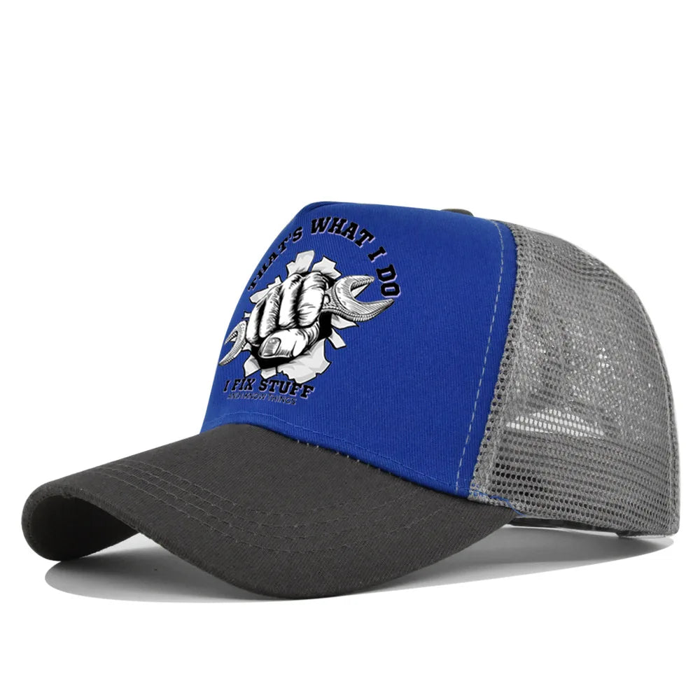 I FIX STUFF Cotton Trucker Cap