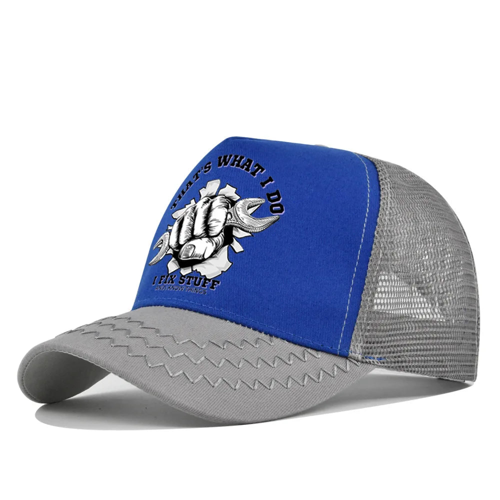 I FIX STUFF Cotton Trucker Cap