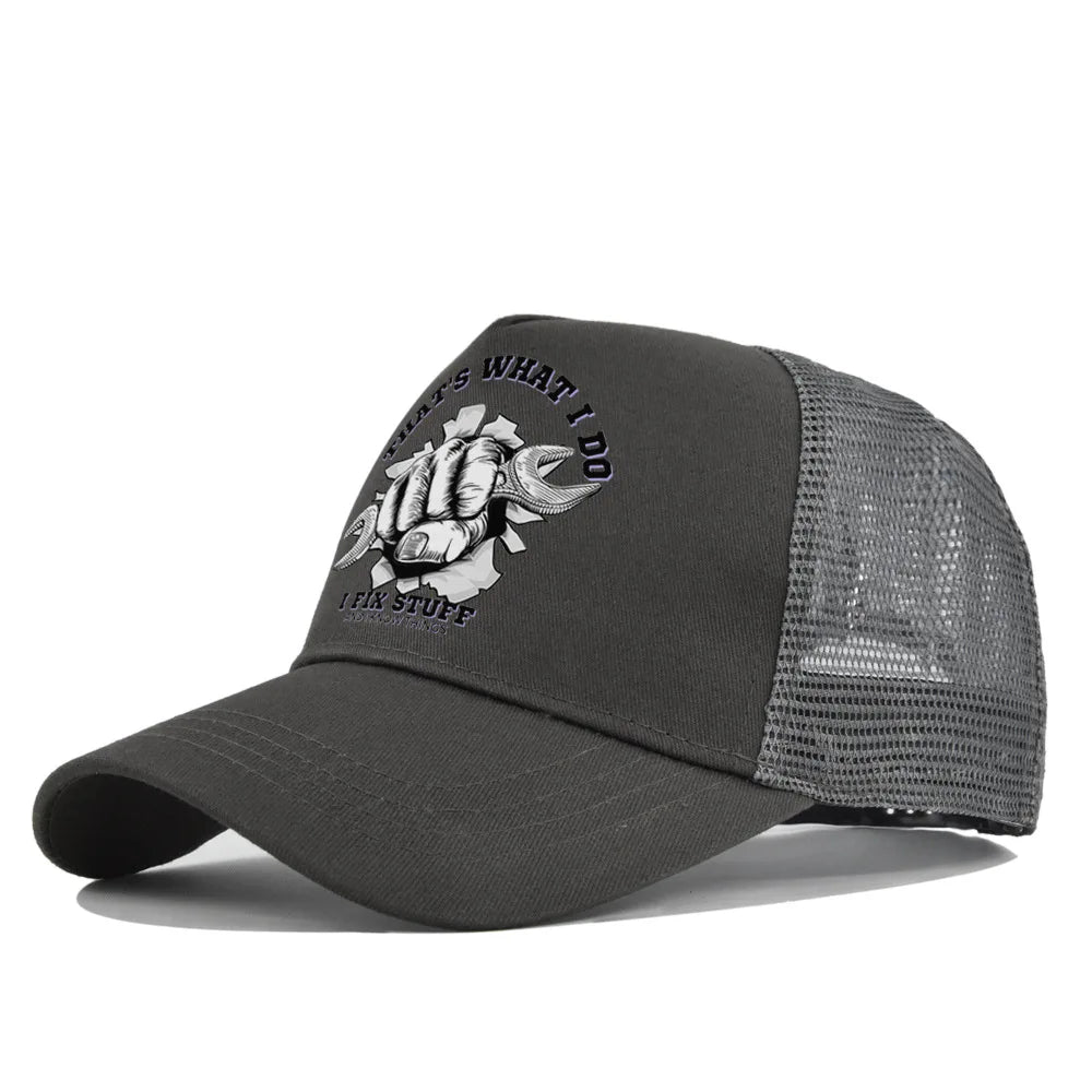 I FIX STUFF Cotton Trucker Cap