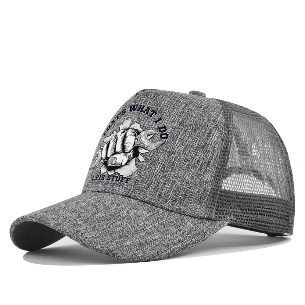 I FIX STUFF Cotton Trucker Cap