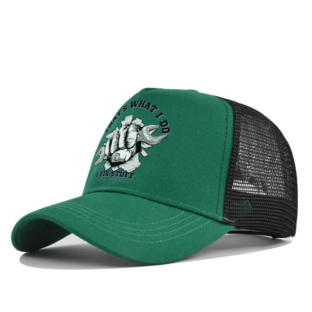 I FIX STUFF Cotton Trucker Cap