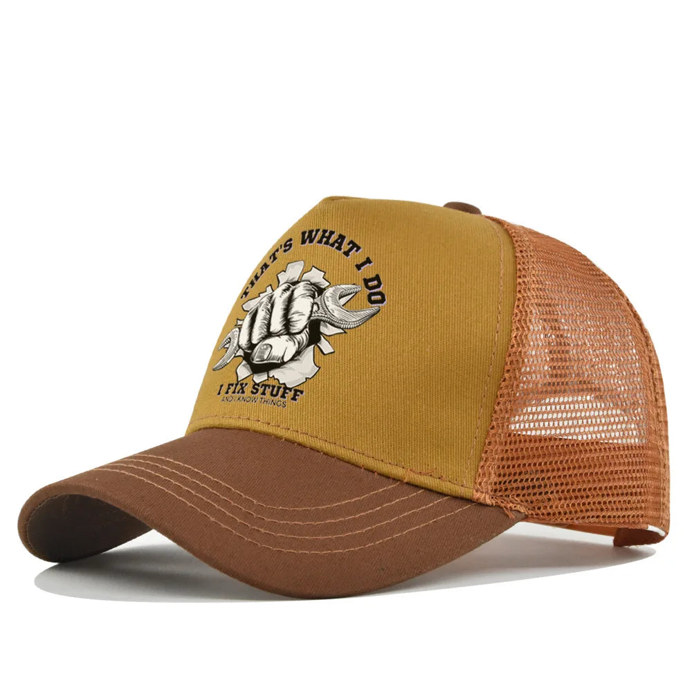 I FIX STUFF Cotton Trucker Cap