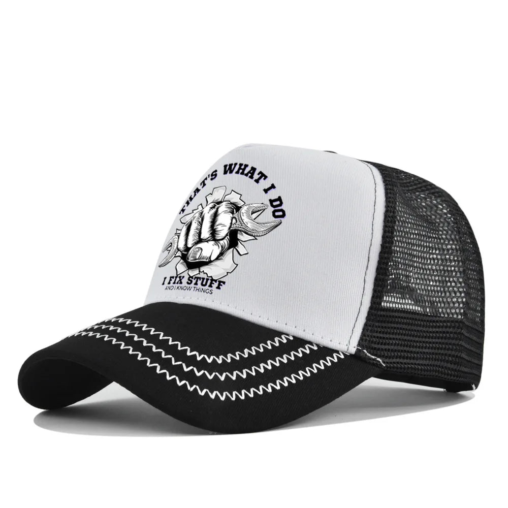 I FIX STUFF Cotton Trucker Cap