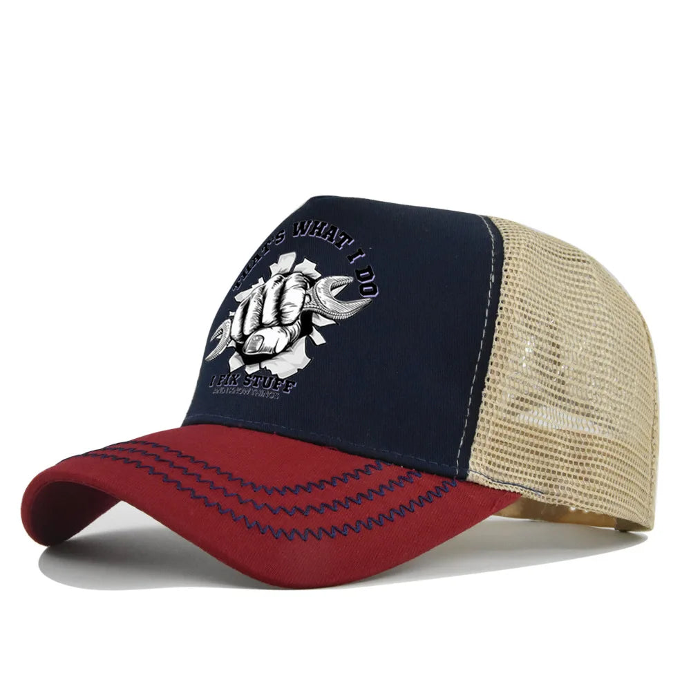 I FIX STUFF Cotton Trucker Cap