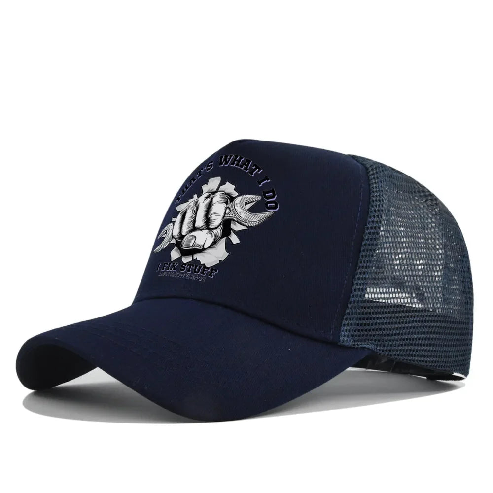 I FIX STUFF Cotton Trucker Cap