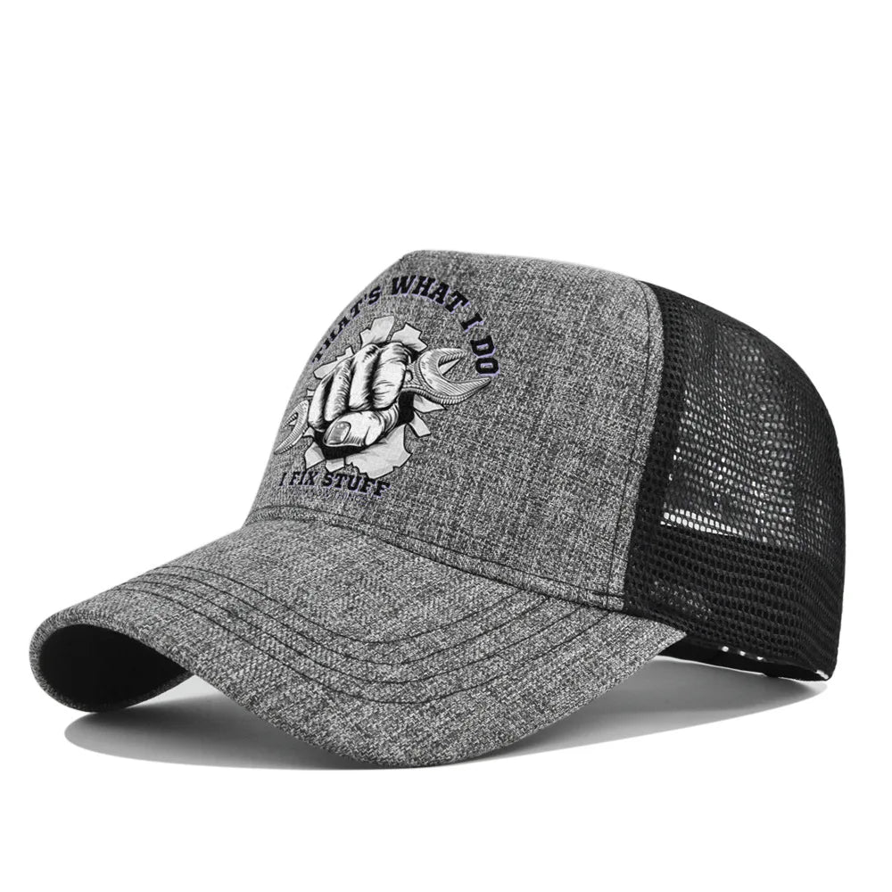 I FIX STUFF Cotton Trucker Cap