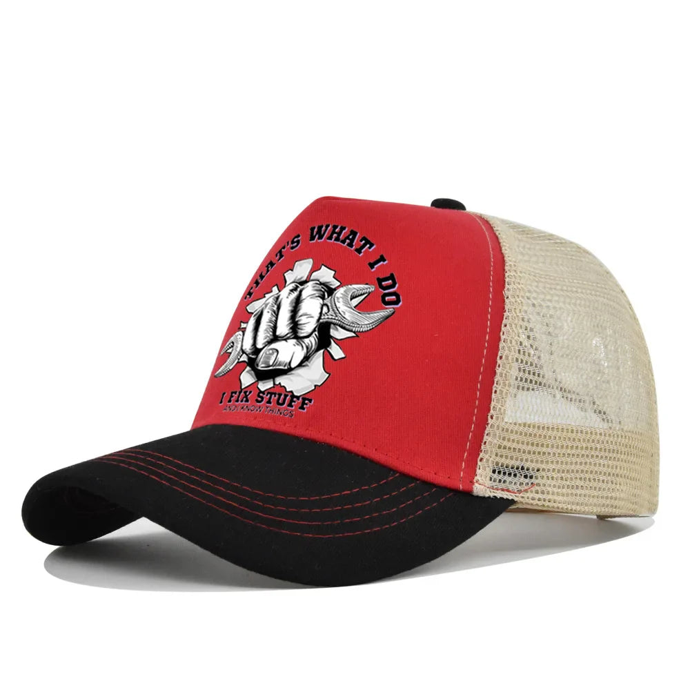 I FIX STUFF Cotton Trucker Cap