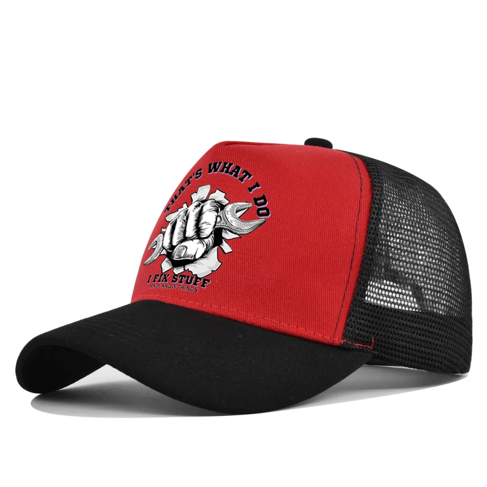 I FIX STUFF Cotton Trucker Cap