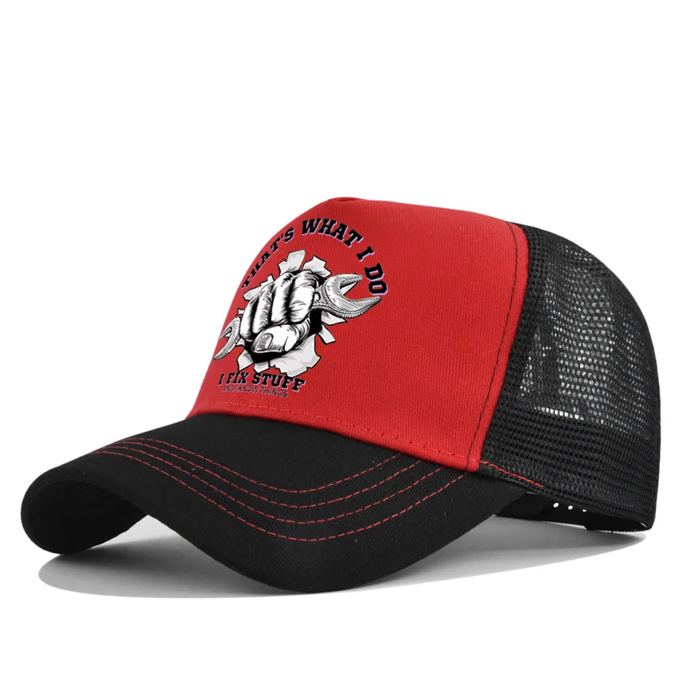 I FIX STUFF Cotton Trucker Cap