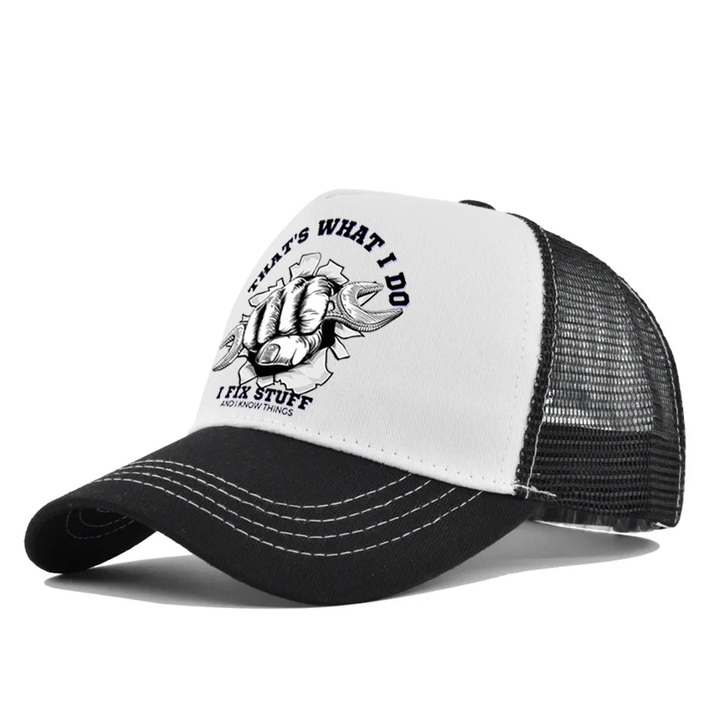 I FIX STUFF Cotton Trucker Cap