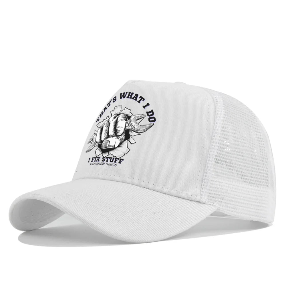 I FIX STUFF Cotton Trucker Cap