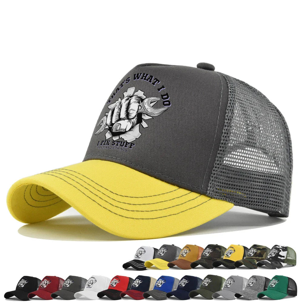 I FIX STUFF Cotton Trucker Cap