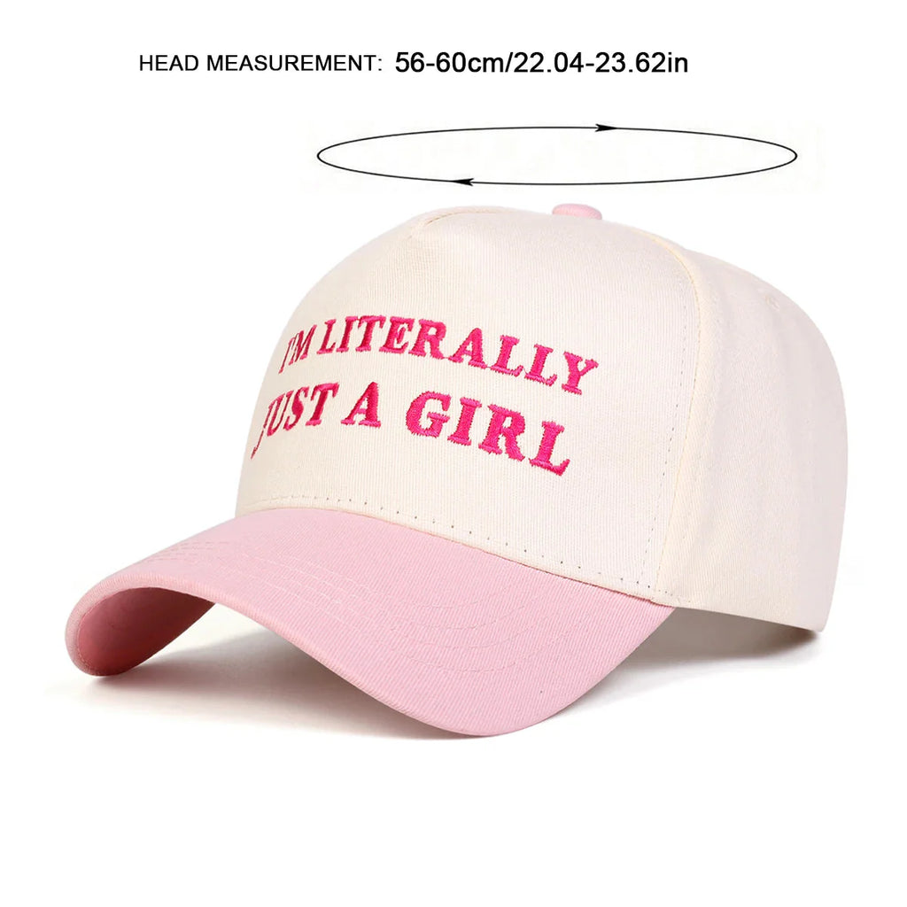 I'm Literally Just a Girl Woman Baseball Cap