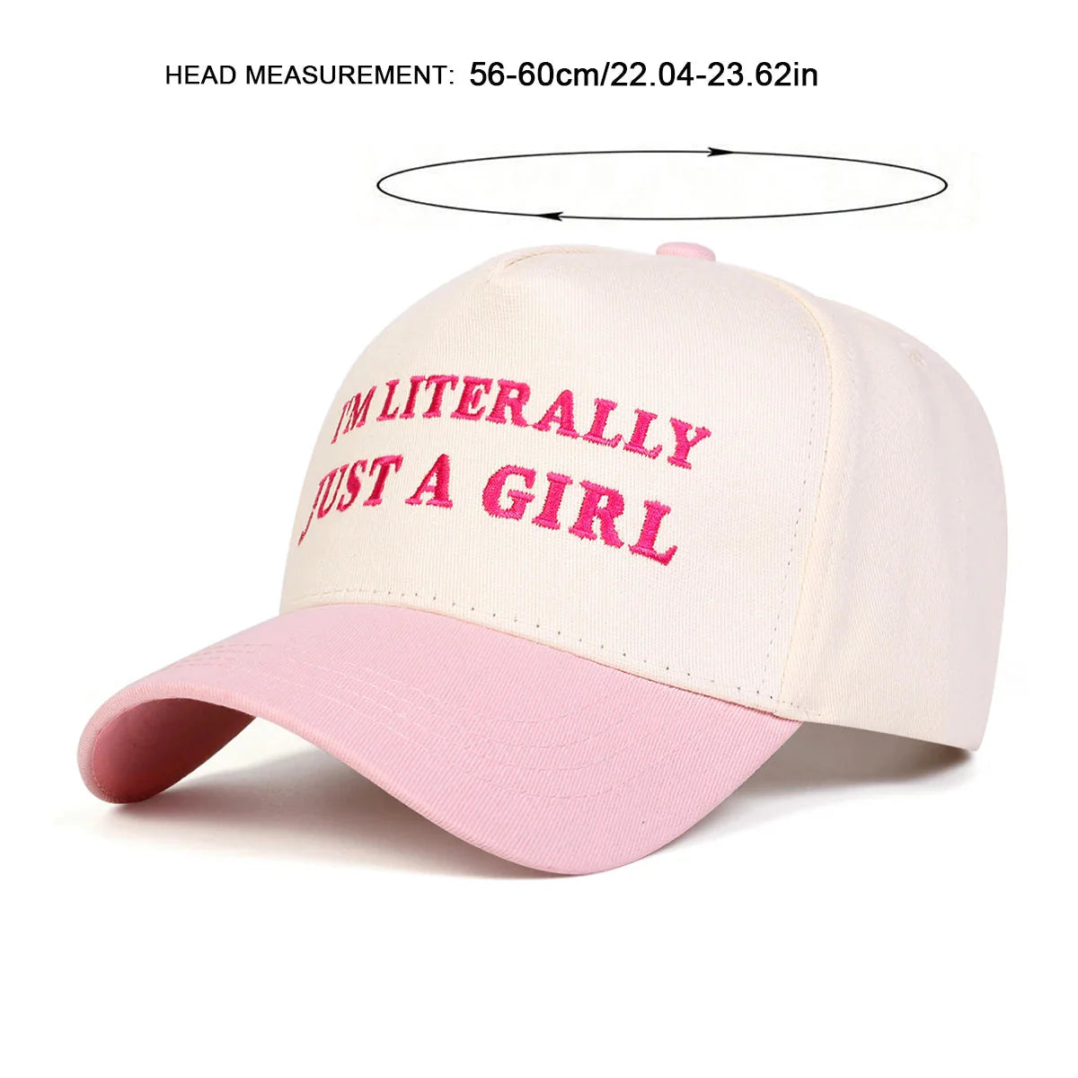 I'm Literally Just a Girl Woman Baseball Cap