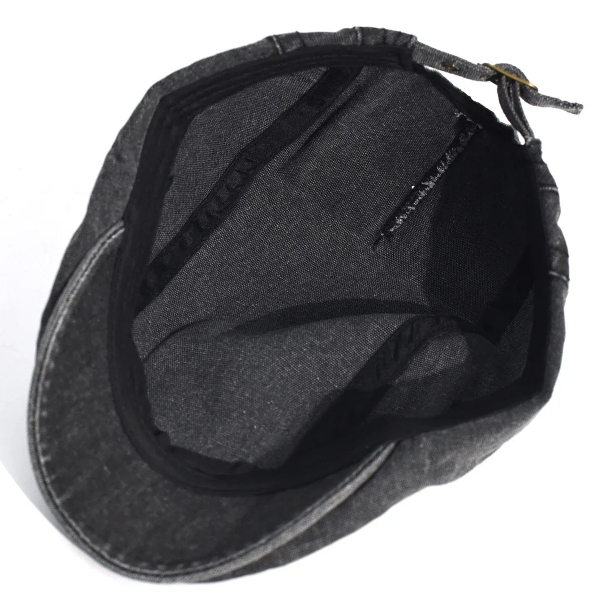 Illinois Washed Cotton Adjustable Flat Cap