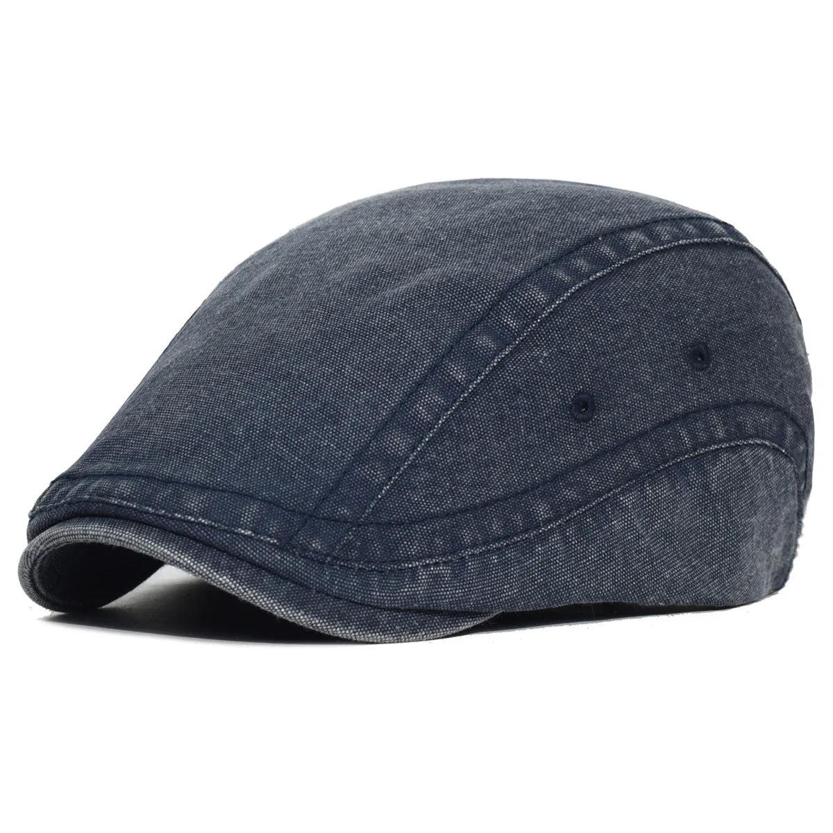 Illinois Washed Cotton Adjustable Flat Cap