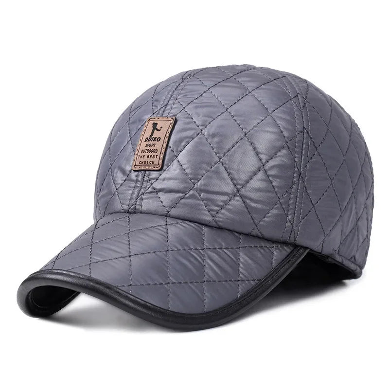 Iowa Winter Padded Waterproof Earflaps Baseball Cap