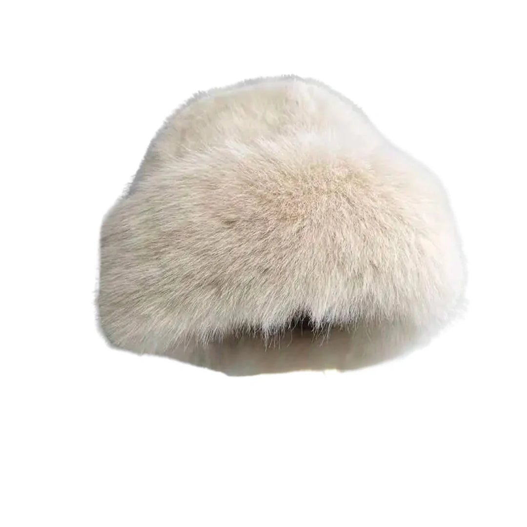 Iowa Winter Women Thick Fur Russian Bucket Hat