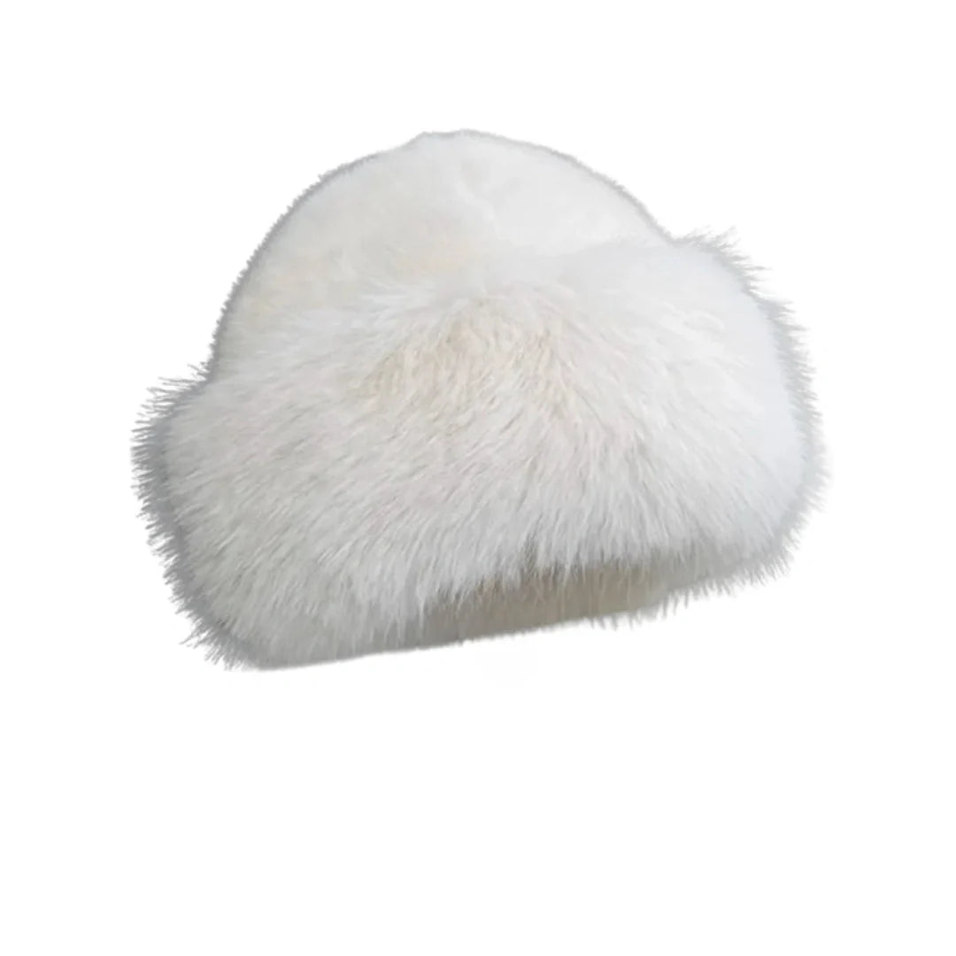 Iowa Winter Women Thick Fur Russian Bucket Hat