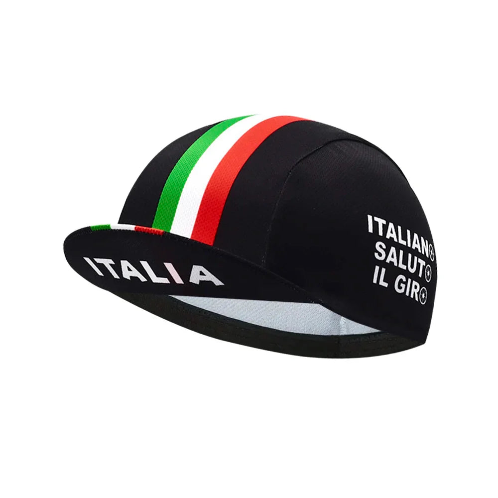 Italian Flag Retro Cycling Cap