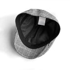 J&J Vintage Plaid Flat Cap